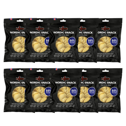 Dried Cod Bites, Nordic Snack (35g)