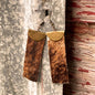 COWHIDE EARRINGS