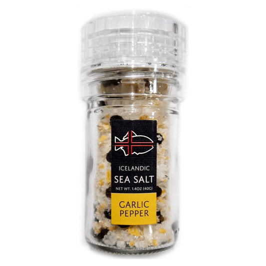 Garlic Pepper - Icelandic Sea Salt