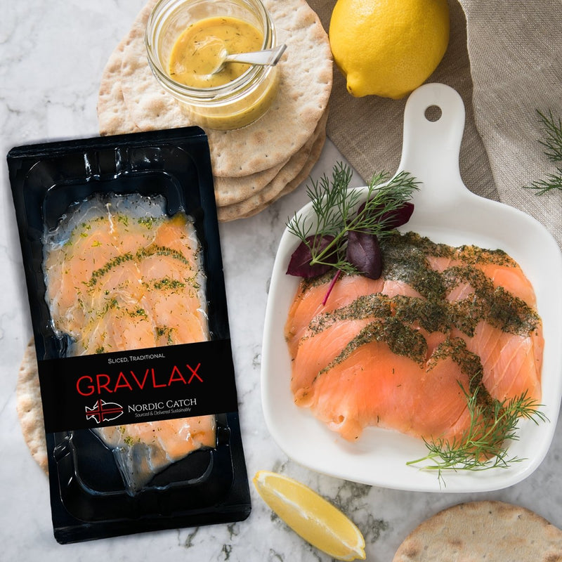 Gravlax (Cured Salmon) (2-3 servings)
