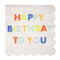 Neon Birthday Napkins (Large)