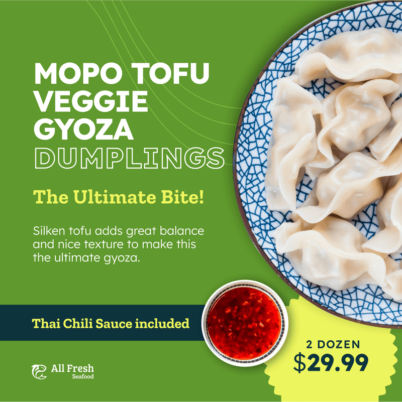 Mopo Tofu Veggie Gyoza Dumplings, 2 Dozen