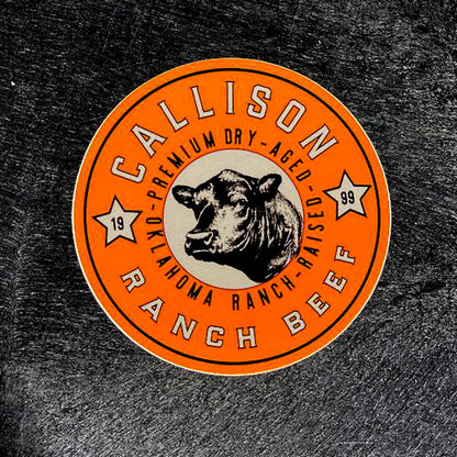 CALLISON RANCH BEEF STICKERS