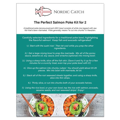 Perfect Salmon Poke Kit for 2