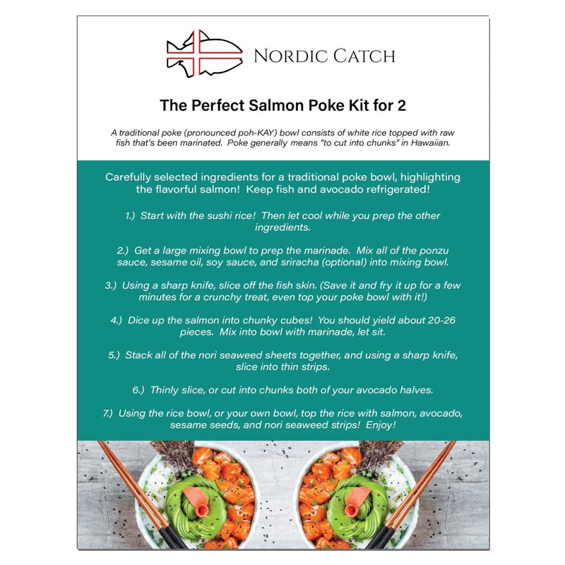 Perfect Salmon Poke Kit for 2