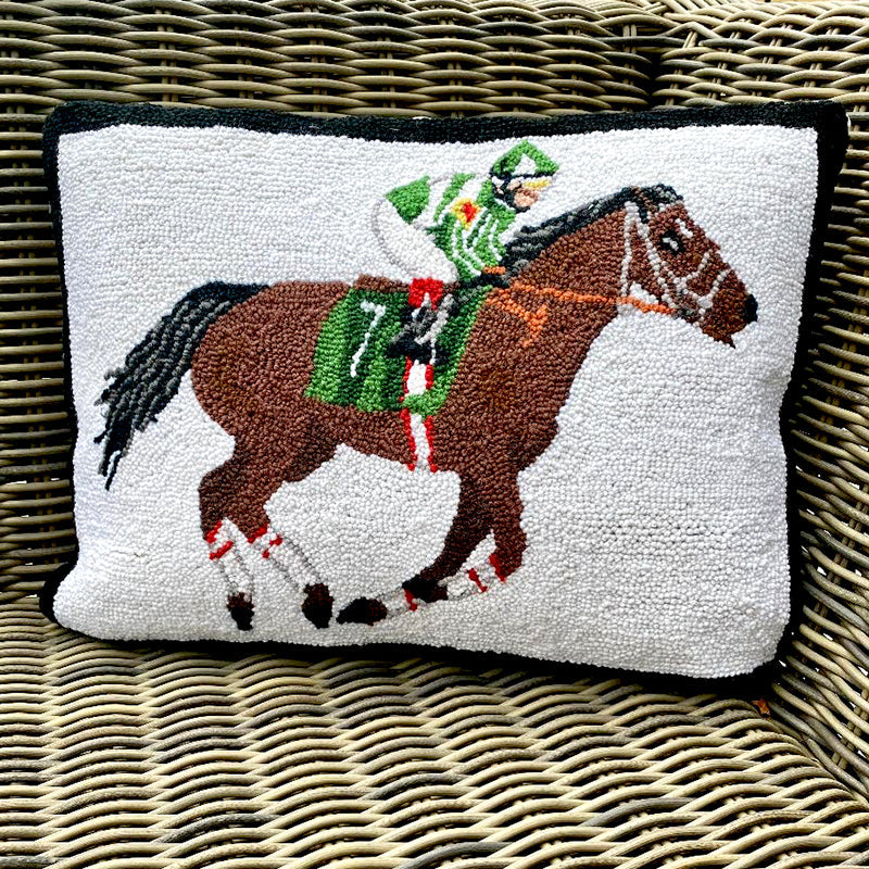 RACEHORSE PILLOW