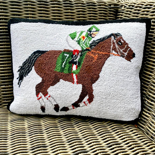 RACEHORSE PILLOW