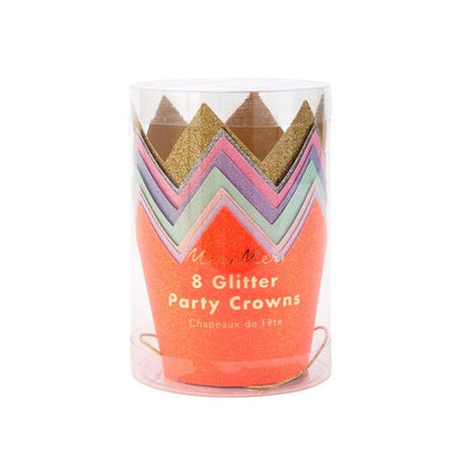 Mini Glitter Party Crowns