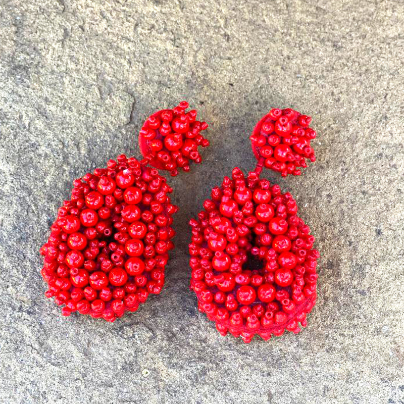 PUNCHY BEAD EARRINGS