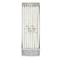 Silver Glitter Candles