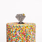 Silver Diamond Cake Topper Ring