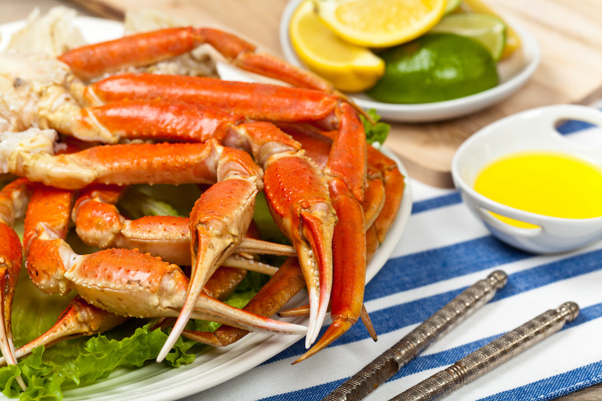 Snow Crab Claw Clusters, Canadian,  8-10 oz Each