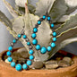 TEARDROP TURQUOISE EARRINGS