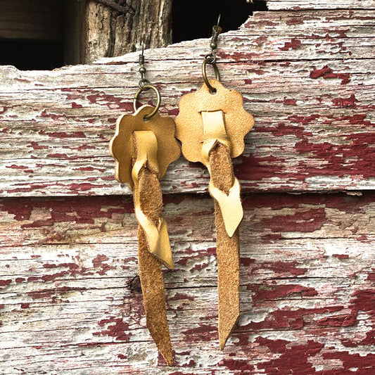 TOP HAND LEATHER EARRINGS