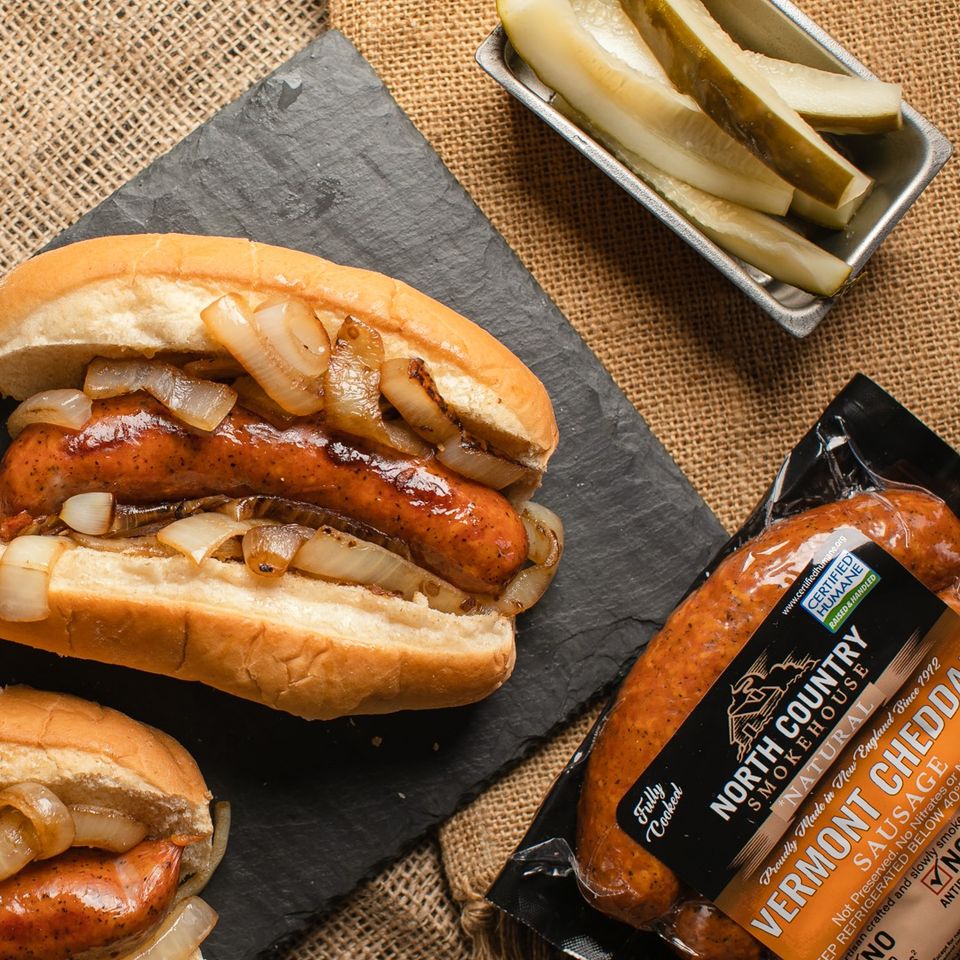 North Country Vermont Cheddar Sausage (4), 12oz