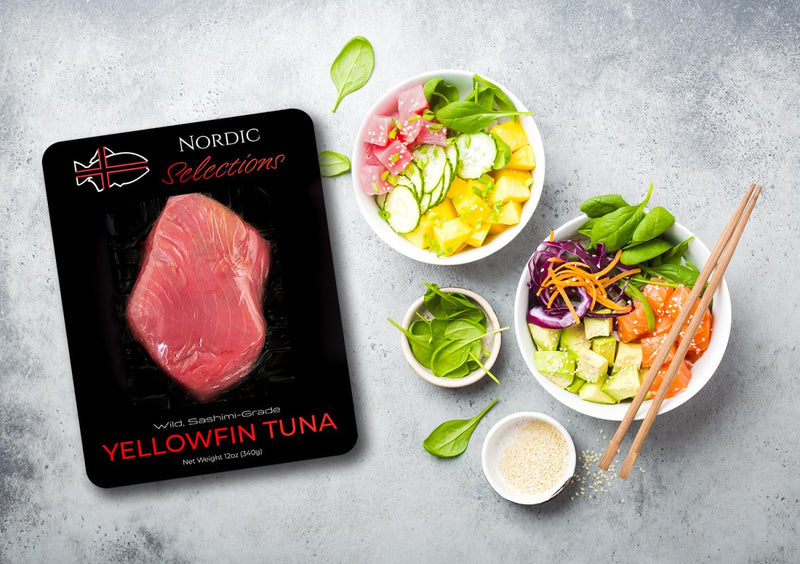 Yellowfin Tuna (Ahi) Steaks - Grade 
